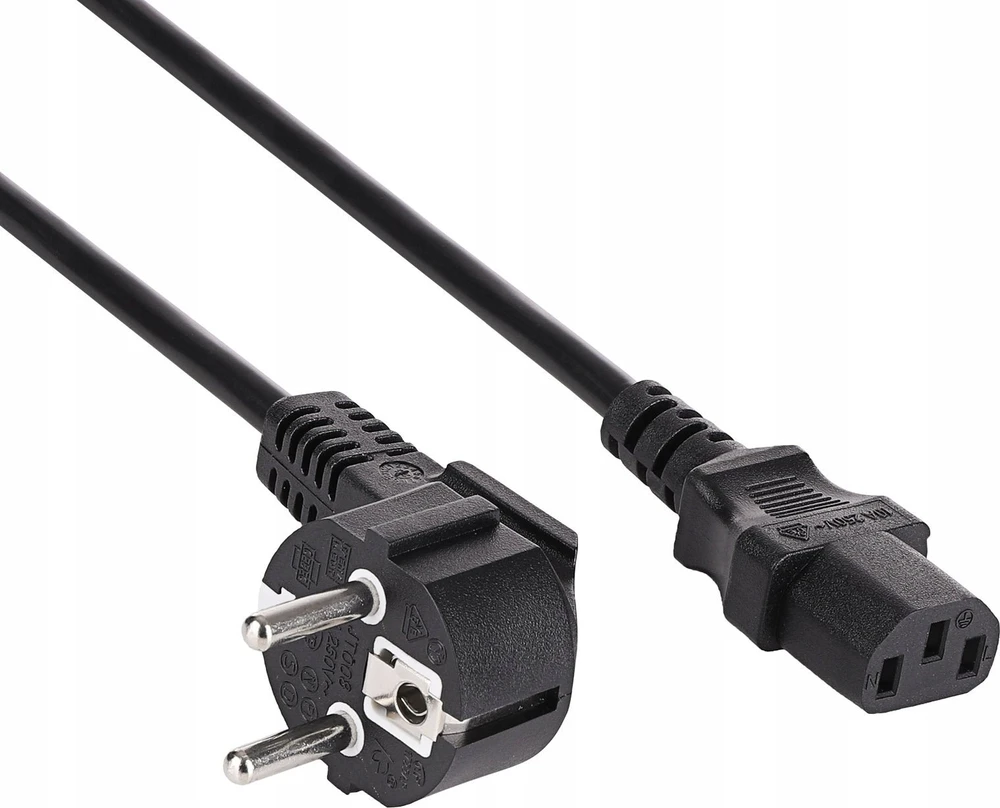Akyga maitinimo kabelis AK-PC-08C CU CEE 7/7 / IEC C13 10m