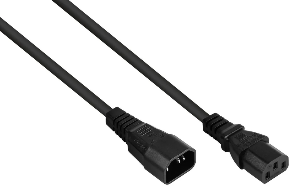 Nezatříděno Alcasa Kabelmeister SK0130-S018 maitinimo kabelis Juodas maitinimo kabelis 1,8 m Maitinimo kištukas E+F IEC C13