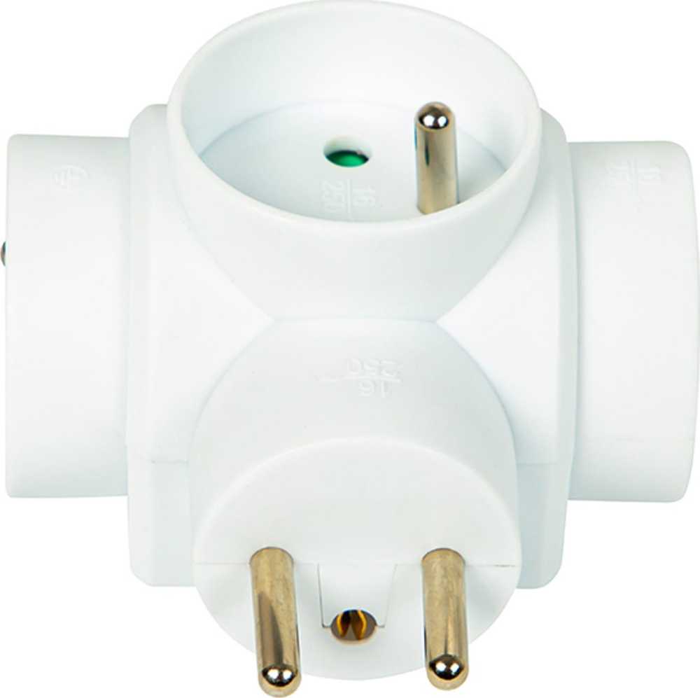 Blow R-31 PR 3 SOCKETS skirstytuvas su įžeminimu