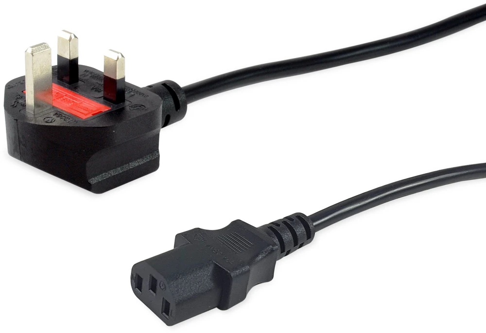Kabelis zasilający Equip Equip 112300 kabelis zasilające Juodas 2 m IEC C13 BS 1363