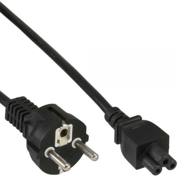 Maitinimo kabelis InLine C7/7 C5 juoda 5m - 16656B