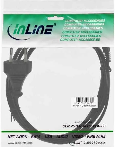 InLine maitinimo kištukas iki Euro 8 lizdo - 1,5 m