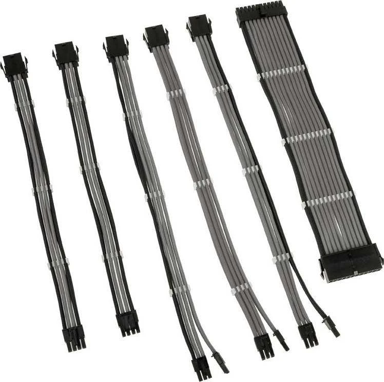 Kolink Core Adept Braided Cable Extension Kit – pilkos spalvos