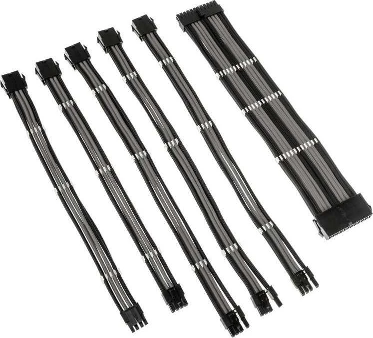 Kolink Core Adept Braided Cable Extension Kit – Juodas/Pilkas