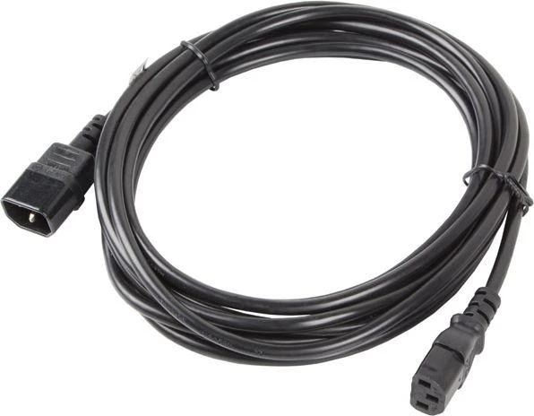 LANBERG CA-C13E-11CC-0050-BK ilgintuvas maitinimo kabelis C13-> C14 5m VDE