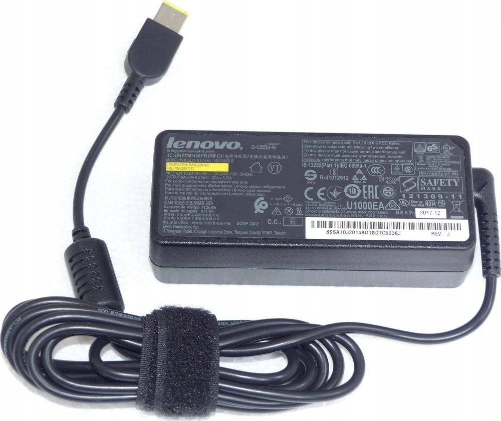 Lenovo ADLX65NCC3A - Maitinimo šaltinis - AC - 65 vatai - skirtas 500-15ISK, B50-80, G40-80, G50-45, G51-35, V310-15ISK, Z50-75 (01FR050)