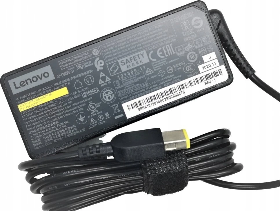 Lenovo ADLX65NCC3A - Maitinimo šaltinis - AC - 65 vatai - skirtas 500-15ISK, B50-80, G40-80, G50-45, G51-35, V310-15ISK, Z50-75 (01FR050)