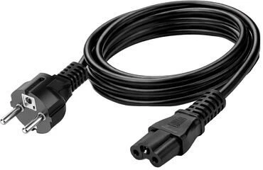Kabelis zasilający MediaRange Zasilające juoda 1,5 m CEE7/7 IEC C13 (MRCS345)