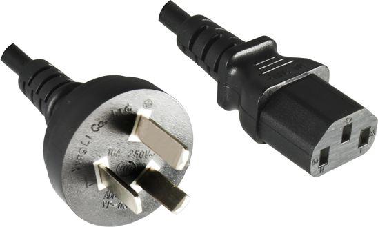 „Microconnect PE150818“, 1,8 m, I tipo maitinimo kištukas, C5 jungtis, H05VV-F, 220 V, 2,5 A