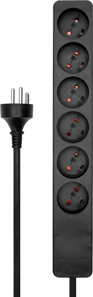 „Microconnect MC-GRU0610DKB“, 10 m, Vidaus sąlygoms, K tipas, K tipas, Tiesus, Juodas