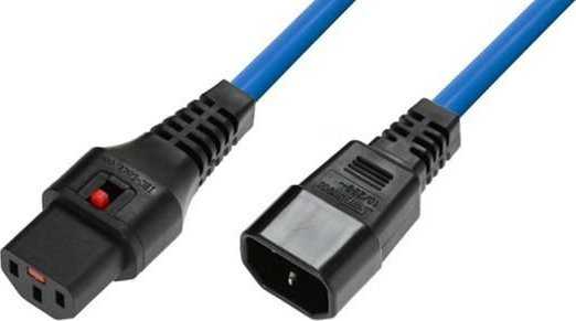 „MicroConnect“ maitinimo kabelis „Microconnect MC-C13C14LOCK-1MB“ maitinimo kabelis „Mėlyna“ 1 m C13 skydelis C14 skydelis