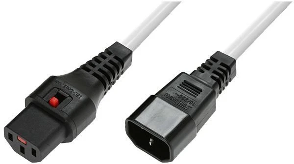 MicroConnect Powercord C13 IEC Lock - C14 maitinimo laidas