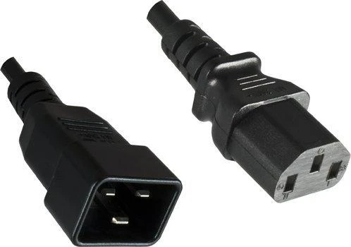 Kabelis zasilający MicroConnect PowerCord C13-C20 0.5M Juodas