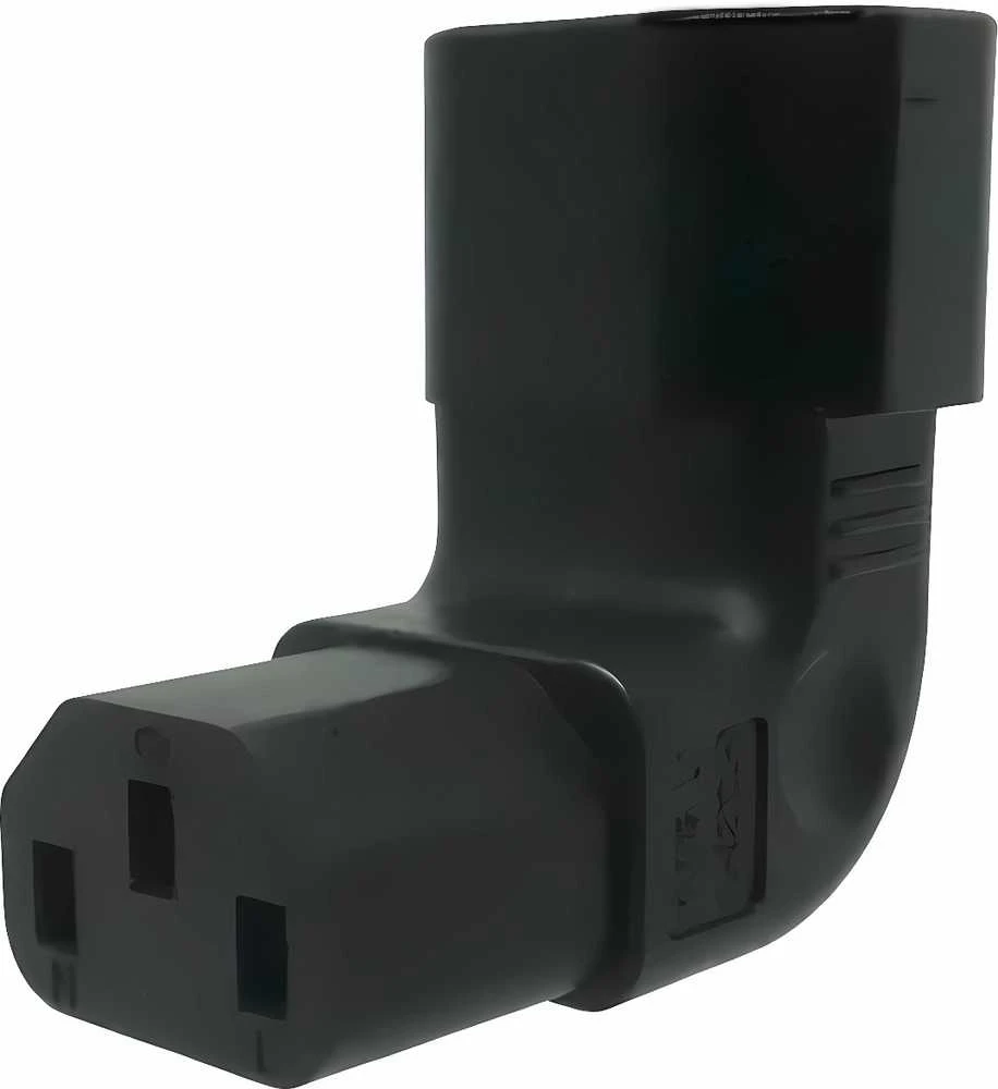 Premiumcord Vertikalus kampinis adapteris IEC C13 į IEC C14, įtampa 230 V, 10 A
