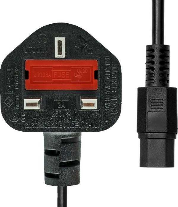 Maitinimo laidas „ProXtend“ UK–C15 1M, juodas