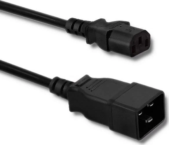 QOLTEC 53991 kintamosios srovės maitinimo kabelis UPS C20/C13 1,2 m