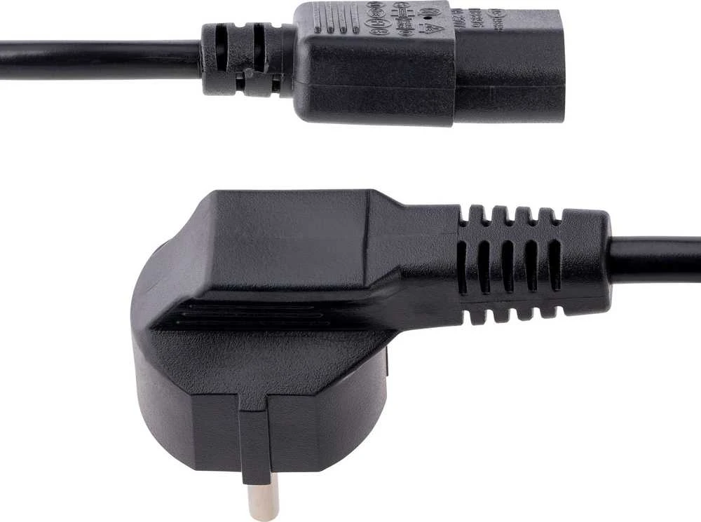 „StarTech“ kompiuterio maitinimo laidas - 3 pėdų (1 m) / EU SCHUKO į C13 18AWG