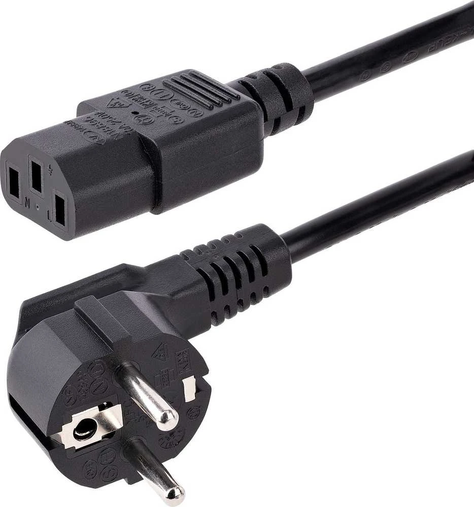 StarTech 3M (10FT) KOMPIUTERIO MAITINIMO LAIDAS / EU SCHUCKO TO C13 18AWG
