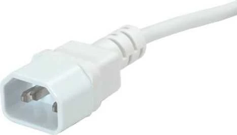 Kabelis zasilający Value Monitorius PowCable IEC 1.8m balta (19.99.1516-50)