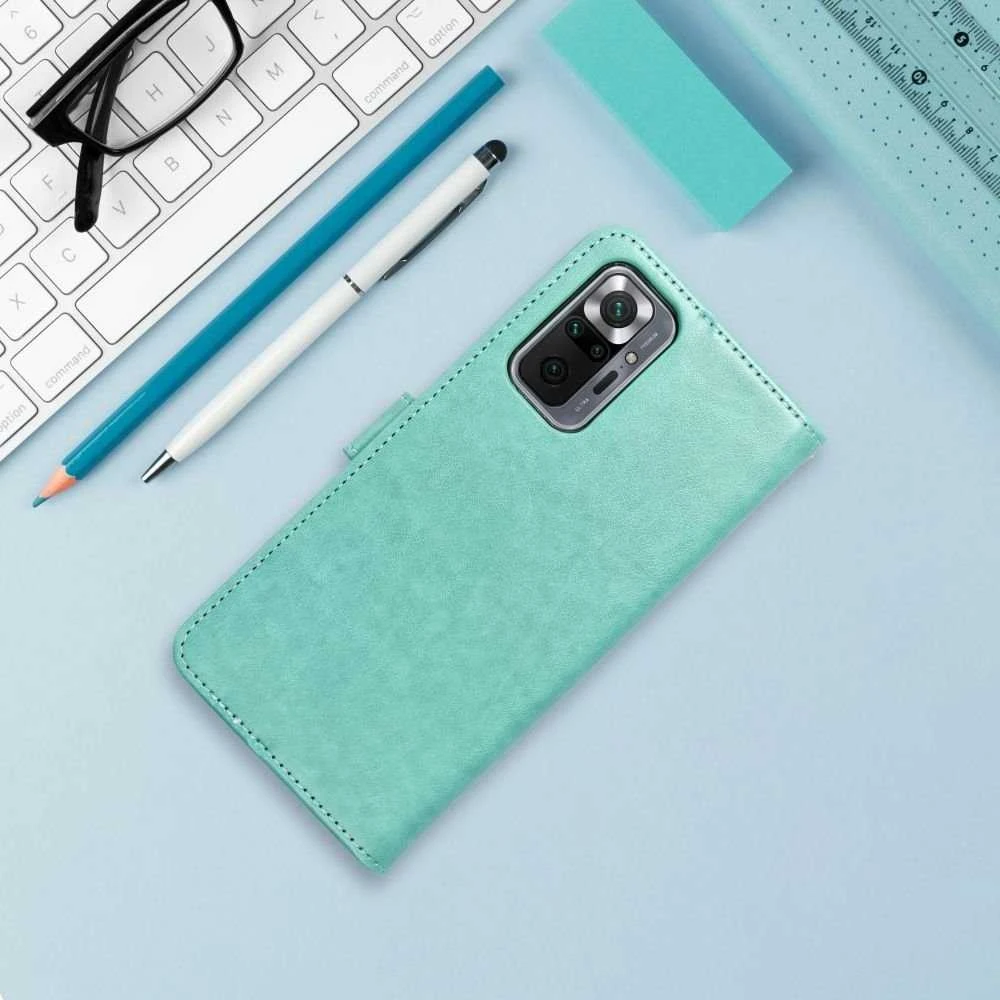 Forcell Oem MEZZO Book dėklas skirtas Xiaomi Redmi Note 11 Pro / 11 Pro 5G mandala žalios spalvos
