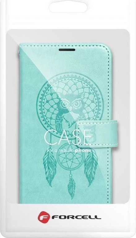Forcell Oem MEZZO Book dėklas skirtas Samsung Galaxy A22 5G dreamcatcher žalios spalvos