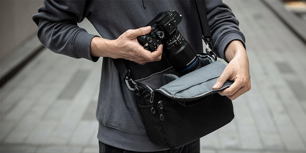 K&F Krepšys fotograficzna K&F Concept Camera Sling Bag 5 l - juoda