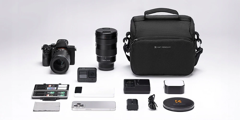 K&F Krepšys fotograficzna K&F Concept Camera Sling Bag 5 l - juoda