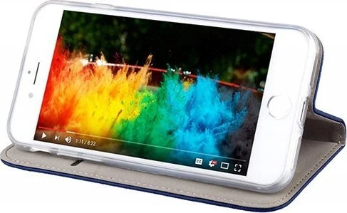 iLike Telforceone Smart Magnet dėklas, skirtas Samsung Galaxy A25 5G (pasauliniam) tamsiai mėlynas