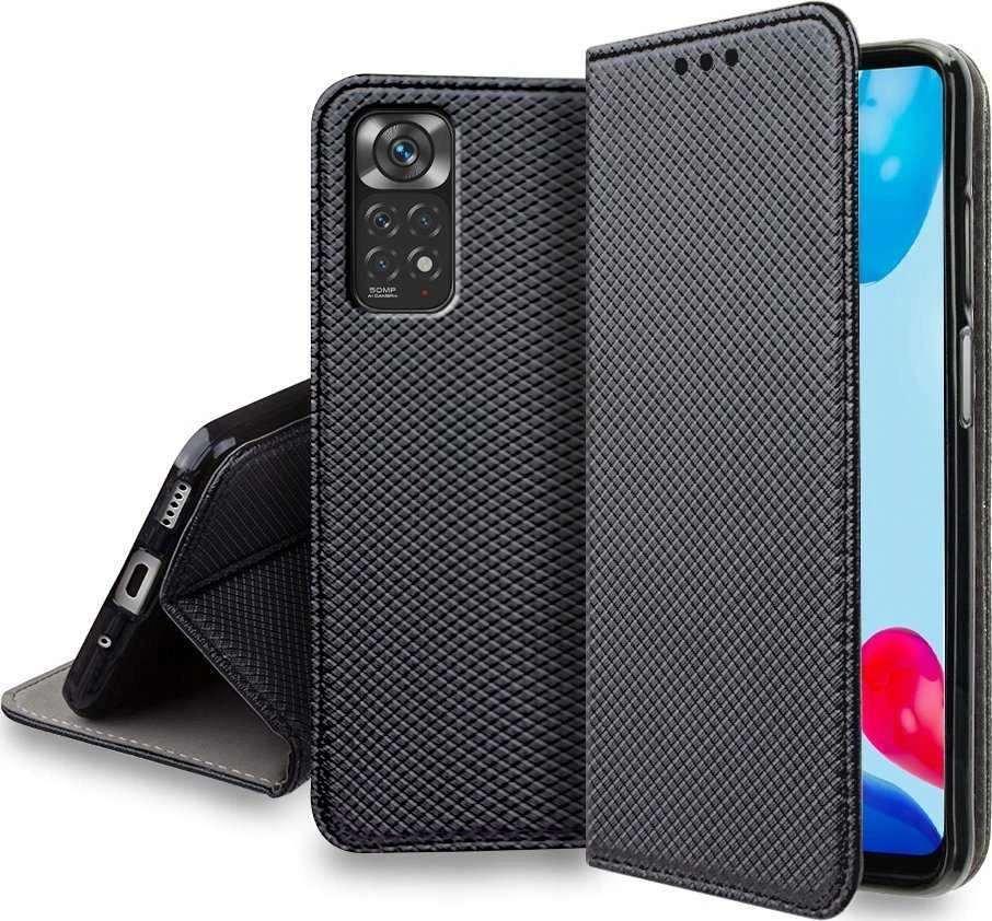 Dėklas Oem SMART CASE Book skirtas Xiaomi Redmi Note 11 / 11S juodos spalvos