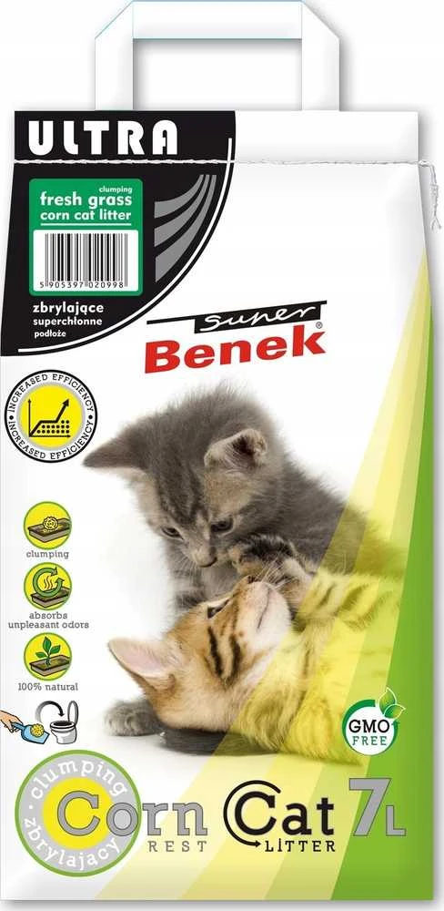 „Certech Kraikas“ katėms „Super Benek“ 7 l kukurūzų kraikas su kvapu, 156 g