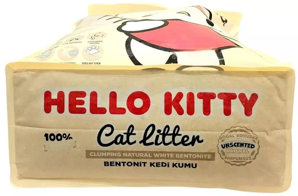 Kačių kraikas HelloKitty bentonito kačių kraikas 10 l