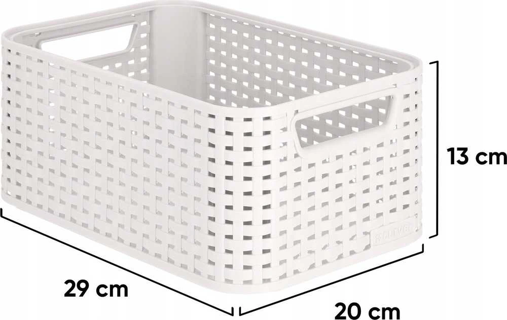 Daiktadėžė CURVER STYLE, 6 l, pilka, 28×19×13 cm
