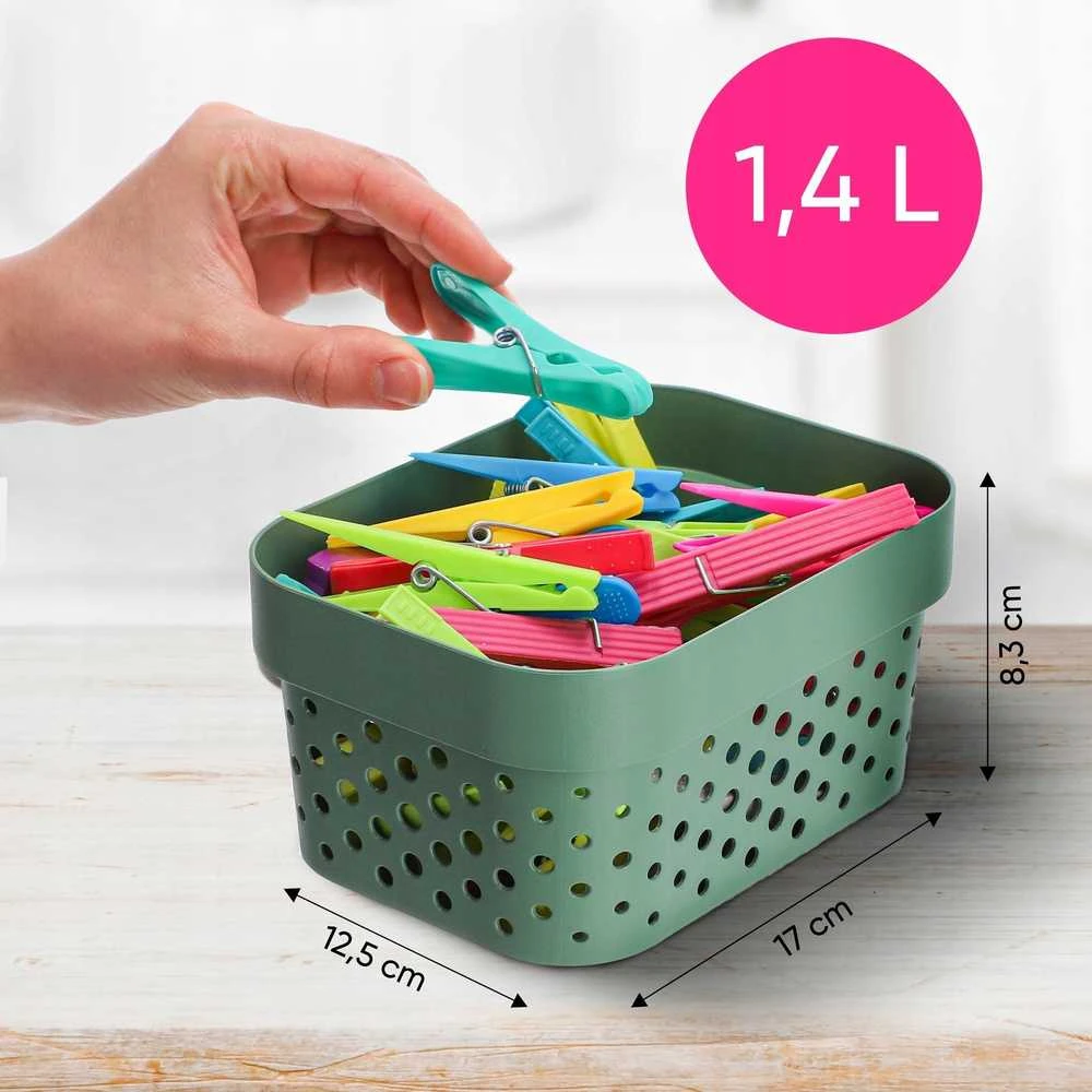 Keter CURVER DĖŽUTĖ INFINITY 1,4L AŽŪRINĖ /ŽALIA