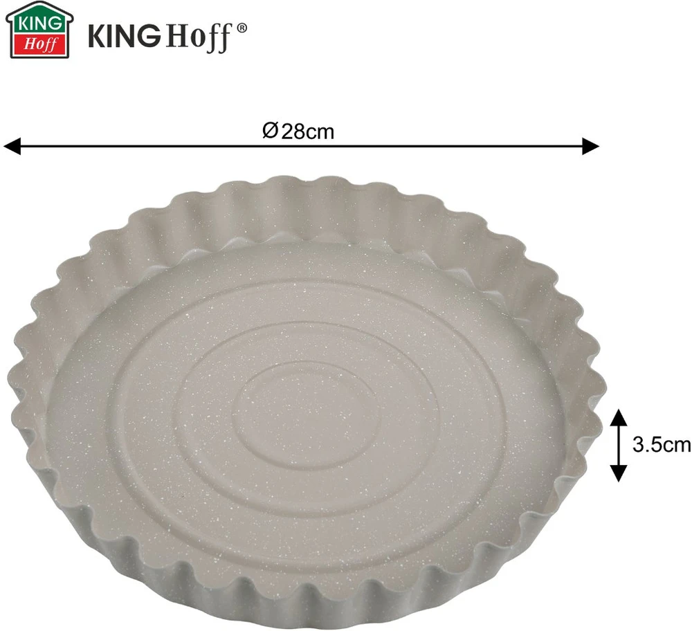 Kadax King Hoff forma, kepimo skarda, pyrago skarda, skersmuo 28 cm kinghoff