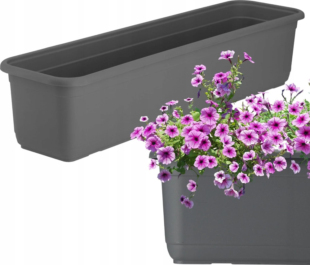 Kadax KADAX Vazoninė dėžė balkonui 60 cm antracito spalvos