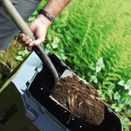Keter E-COMPOSTER kompostavimo dėžė su pagrindu, 470 L