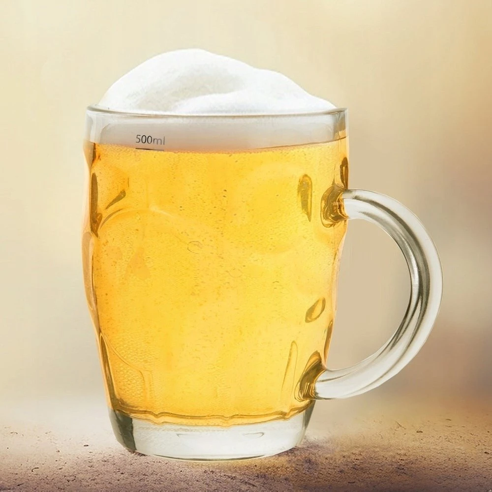 Kadax Orion Alaus stiklinė 500 ml - storas stiklas, patogus rankenas