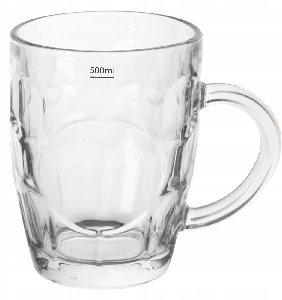 Kadax Orion Alaus stiklinė 500 ml - storas stiklas, patogus rankenas