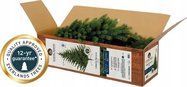 Everlands Dirbtinė Kalėdų eglutė Christmas Touch Juodas 210 cm