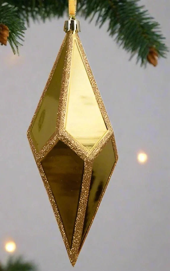 Kaemingk Nežinomas Eglutės žaisliukas Decoris 028453, aukso