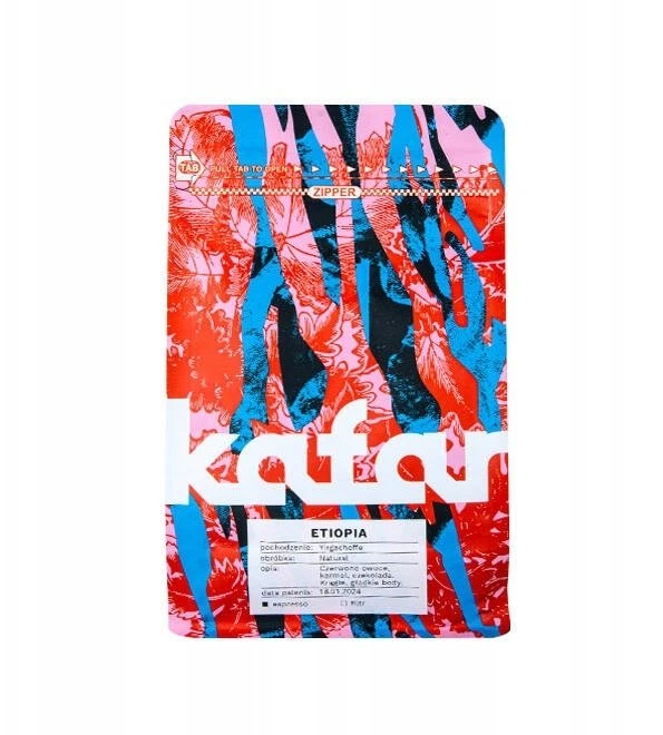Kafar - Etiopijos „Yirgacheffe“ natūrali espreso kava, 250 g
