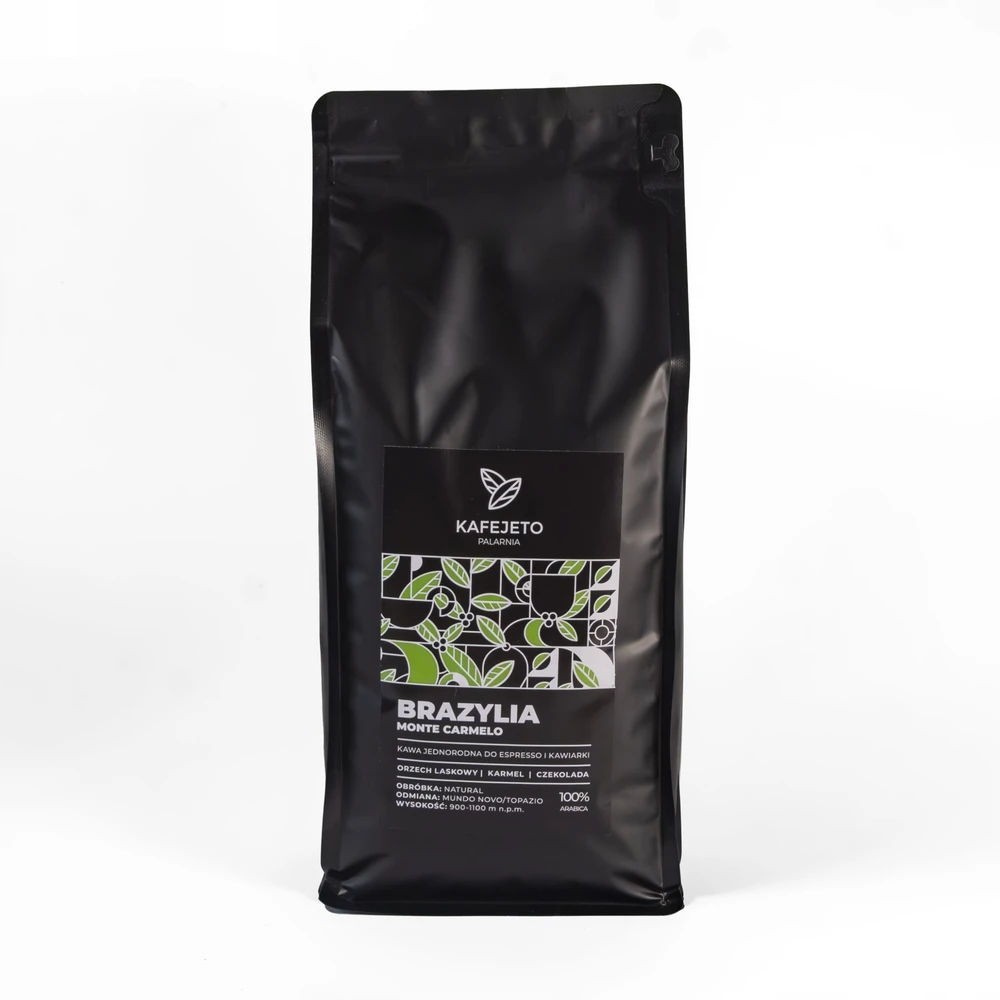 Kafejeto Kavos pupelės 75 vnt. Kavos pupelės Brazilija Monte Carmelo ESPRESSO 1kg