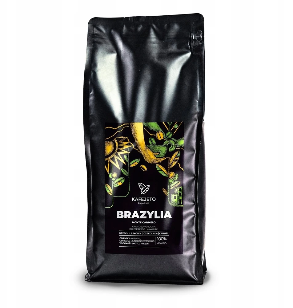 Kafejeto Kavos pupelės 75 vnt. Kavos pupelės Brazilija Monte Carmelo ESPRESSO 1kg