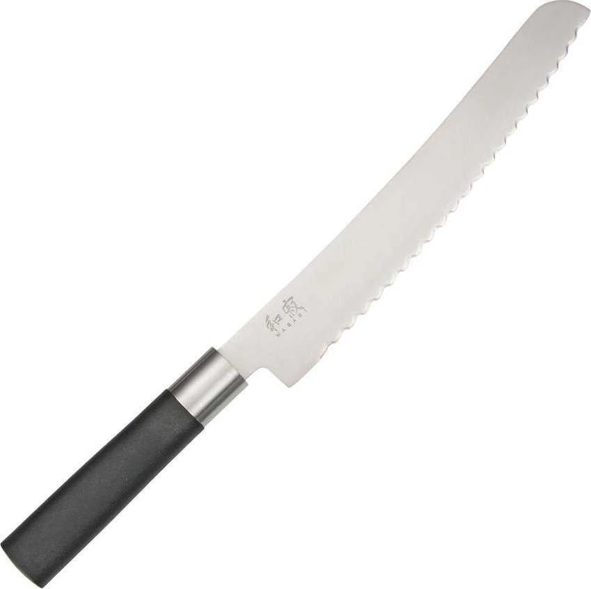 KAI Wasabi Juodas duonos peilis 23,0cm