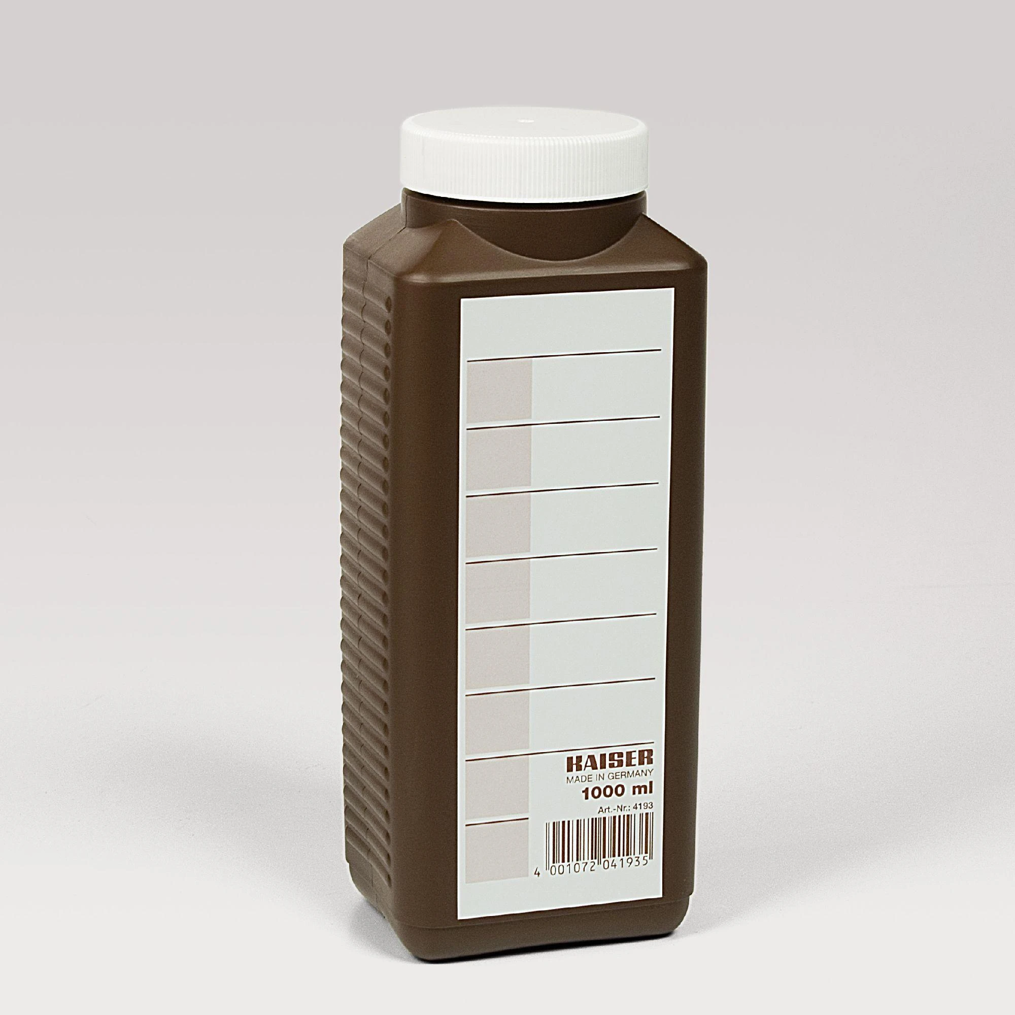 Kaiser Chemical Storage Bottle 1000ml, ruda 4193
