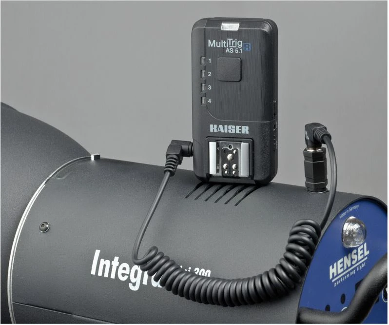 Kaiser MultiTrig AS 5.1 radijo paleidimo rinkinys, skirtas fotoaparatui ir blykstei