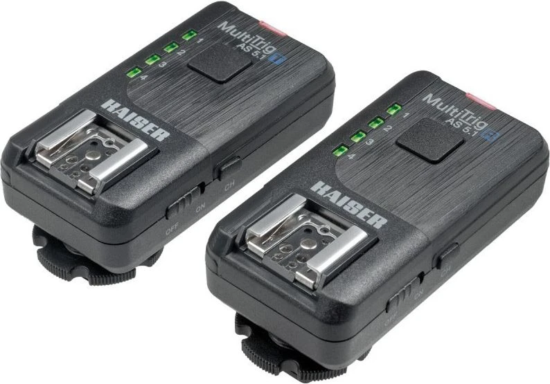 Kaiser MultiTrig AS 5.1 radijo paleidimo rinkinys, skirtas fotoaparatui ir blykstei