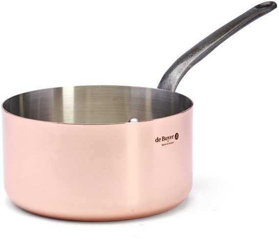 De Buyer Copper saucepan, 3.3 l, Inocuivre