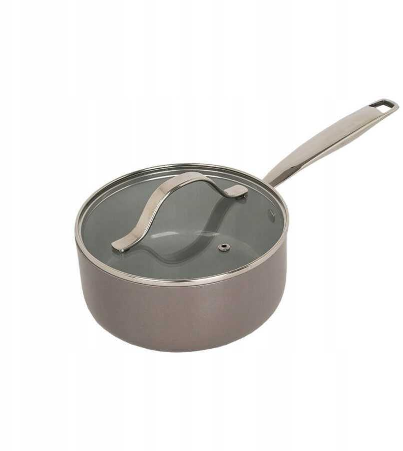Puodas su dangčiu MAESTRO MR-4009 (MR-4009-18S) 18 cm 1,9 l Pilkas