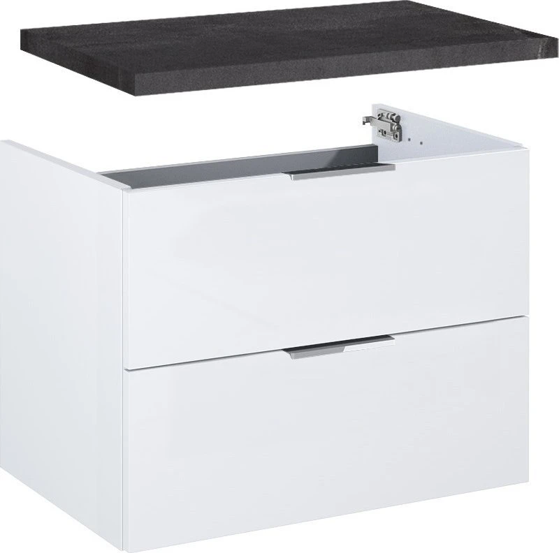 Kaitlentė Frame 169340 / JELLOW-ELITA / RĖMAS / FULL COUNTERTOP 60 GRAY SLATE /